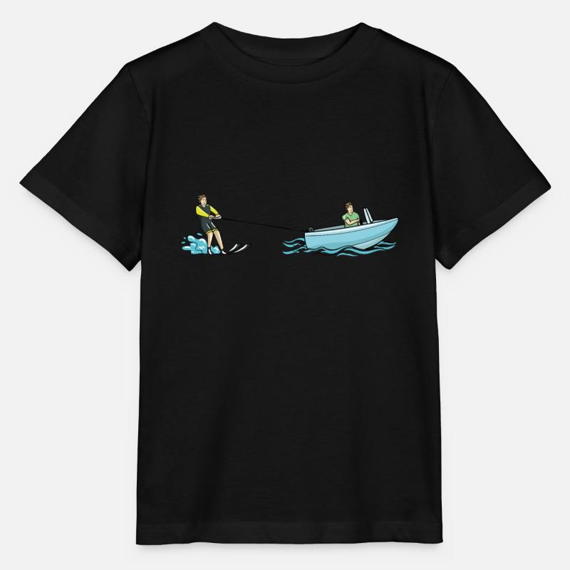 Sci nautico - Maglietta per bambini MINI CREATOR di Stanley/Stella - nero