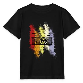 Fotograf - Stanley/Stella Kinder T-Shirt MINI CREATOR  - Schwarz - Vorne - Mikhail (115cm)