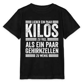 Mollig Übergewichtig Statement Lustig - Stanley/Stella Kinder T-Shirt MINI CREATOR  - Schwarz - Vorne - Mikhail (115cm)
