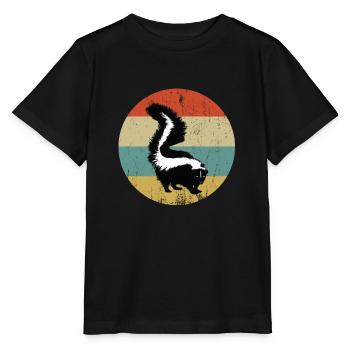 Stinktier - Stanley/Stella Kinder T-Shirt MINI CREATOR  - Schwarz - Vorne - Mikhail (115cm)