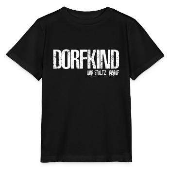 Dorf Geschenkidee Landleben - Stanley/Stella Kinder T-Shirt MINI CREATOR  - Schwarz - Vorne - Mikhail (115cm)