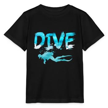 Diver Dive Divemaster Diving Diver Sea - T-shirt bio MINI CREATOR Stanley/Stella Enfant - noir - Devant - Mikhail (115cm)