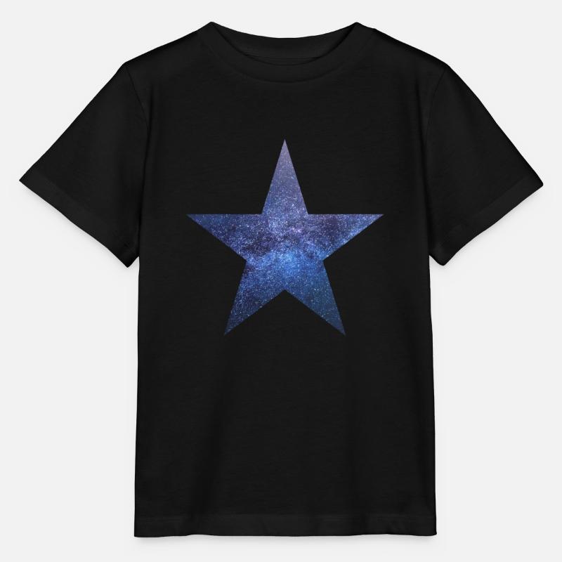 Ciel étoilé Bleu - T-shirt bio MINI CREATOR Stanley/Stella Enfant - noir