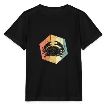 Crabe crabe crabe cru - T-shirt bio MINI CREATOR Stanley/Stella Enfant - noir - Devant - Mikhail (115cm)