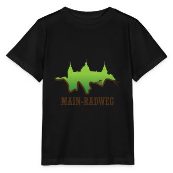 Main-Radweg - Stanley/Stella Kinder T-Shirt MINI CREATOR  - Schwarz - Vorne - Mikhail (115cm)