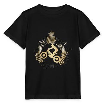 Trial motorcycle - Stanley/Stella MINI CREATOR Kids’ T-Shirt - black - Front - Mikhail (115cm)