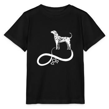 Dalmatiner Hundebesitzer - Stanley/Stella Kinder T-Shirt MINI CREATOR  - Schwarz - Vorne - Mikhail (115cm)