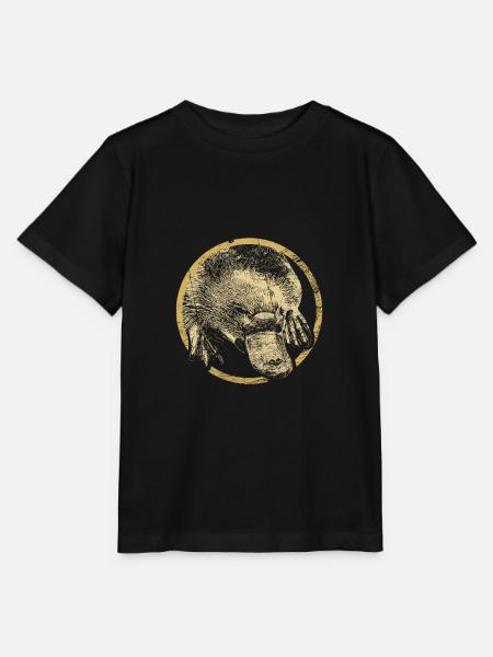 Lustiges Schnabeltier Australien - Stanley/Stella Kinder T-Shirt MINI CREATOR  - Schwarz