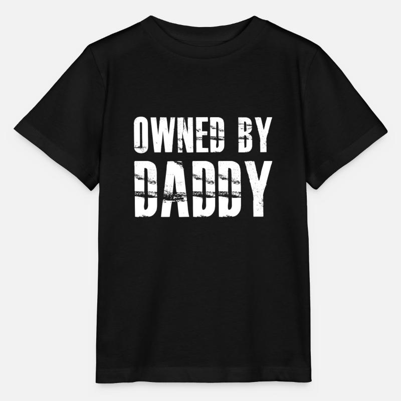 owned by daddy - Stanley/Stella MINI CREATOR Kids’ T-Shirt - black