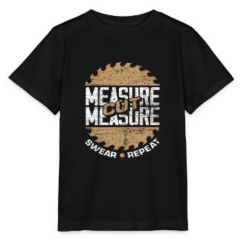 Schreiner Messen Fluchen - Stanley/Stella Kinder T-Shirt MINI CREATOR  - Schwarz - Vorne - Mikhail (115cm)