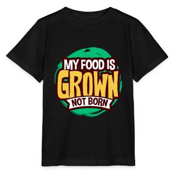 Vegan Veganer - Stanley/Stella Kinder T-Shirt MINI CREATOR  - Schwarz - Vorne - Mikhail (115cm)