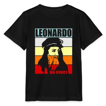 Leonardo da Vinci - Stanley/Stella Kinder T-Shirt MINI CREATOR  - Schwarz - Vorne - Mikhail (115cm)