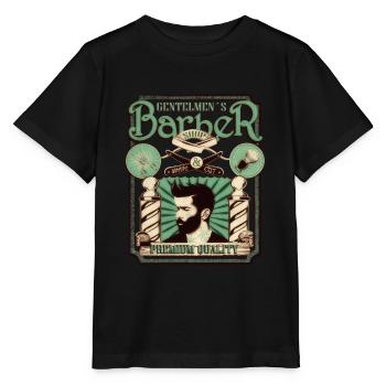Barber Shop Shirt - Stanley/Stella MINI CREATOR Kids’ T-Shirt - black - Front - Mikhail (115cm)