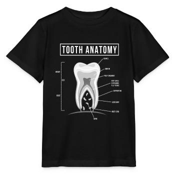 Zahnarzt - Stanley/Stella Kinder T-Shirt MINI CREATOR  - Schwarz - Vorne - Mikhail (115cm)