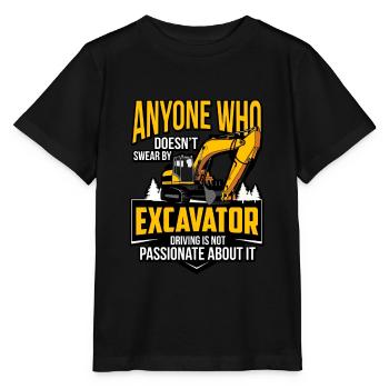 Bagger - Stanley/Stella Kinder T-Shirt MINI CREATOR  - Schwarz - Vorne - Mikhail (115cm)
