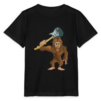 Gitarrist - Stanley/Stella Kinder T-Shirt MINI CREATOR  - Schwarz - Vorne - Mikhail (115cm)