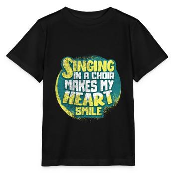 Chant choral - T-shirt bio MINI CREATOR Stanley/Stella Enfant - noir - Devant - Mikhail (115cm)
