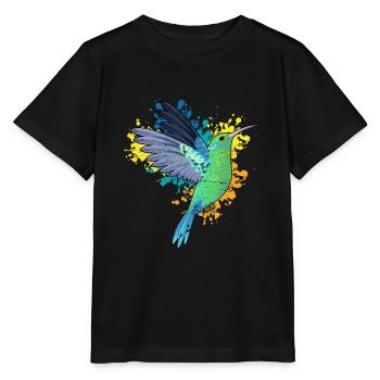 Birds animals - Stanley/Stella MINI CREATOR Kids’ T-Shirt - black - Front - Mikhail (115cm)