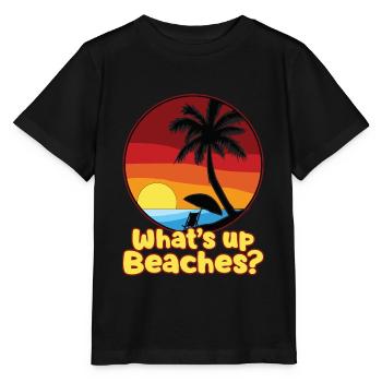 QUELQUES PLAGES - T-shirt bio MINI CREATOR Stanley/Stella Enfant - noir - Devant - Mikhail (115cm)