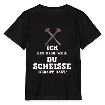 Sanitär Abwasser Pömpel Klempner - Stanley/Stella Kinder T-Shirt MINI CREATOR  - Schwarz - Vorne - Mikhail (115cm)