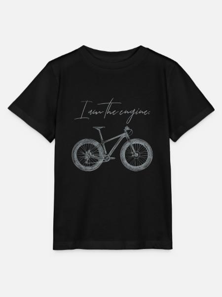 Fahrrad Fahrradfahren Radeln Biker Cycling Bicycle - Stanley/Stella Kinder T-Shirt MINI CREATOR  - Schwarz