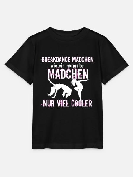 Breakdance Mädchen Tänzerinnen Breakdancerin - Stanley/Stella Kinder T-Shirt MINI CREATOR  - Schwarz