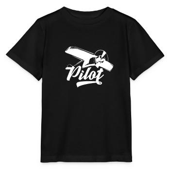pilot - Stanley/Stella MINI CREATOR Kids’ T-Shirt - black - Front - Mikhail (115cm)