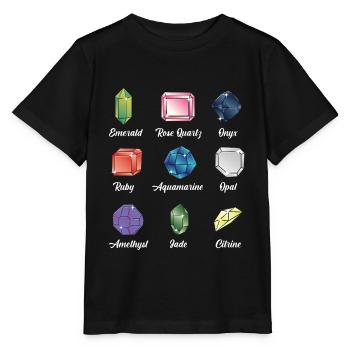Edelstein Schmuck Geologe Kristall Sammler - Stanley/Stella Kinder T-Shirt MINI CREATOR  - Schwarz - Vorne - Mikhail (115cm)