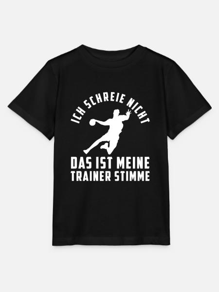 Handball Trainer I Handballer Jugendtrainer - Stanley/Stella Kinder T-Shirt MINI CREATOR - Schwarz