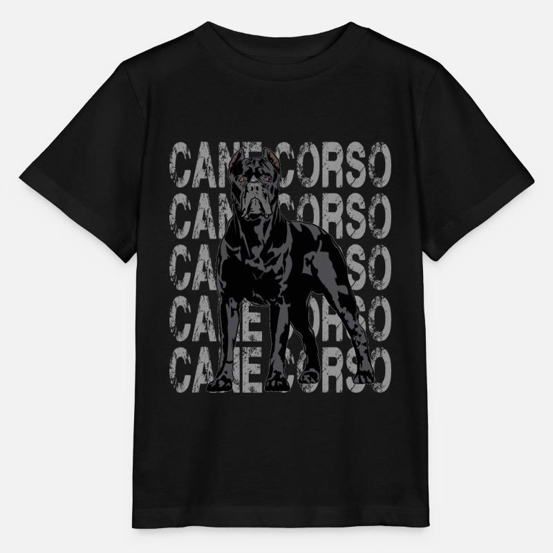 Cane Corso Molosser Mastiff Italien - T-shirt bio MINI CREATOR Stanley/Stella Enfant - noir