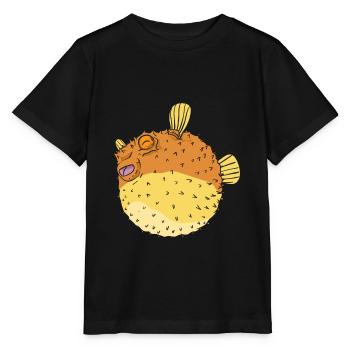 Kugelfisch - Stanley/Stella Kinder T-Shirt MINI CREATOR  - Schwarz - Vorne - Mikhail (115cm)