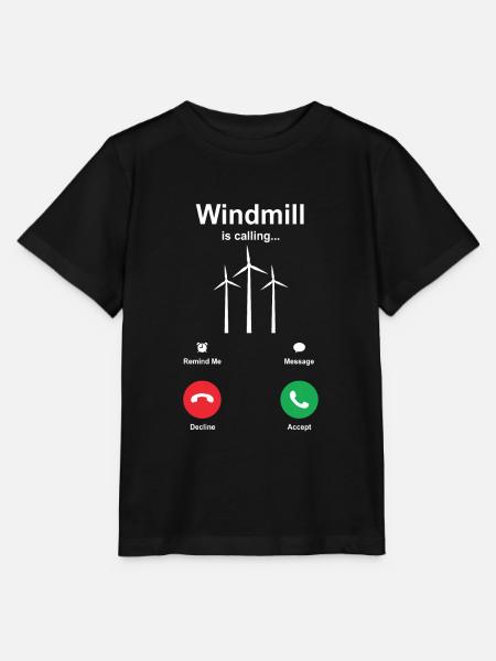 Moulin à vent - Stanley/Stella T-shirt MINI CREATOR til børn - sort