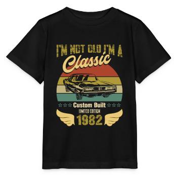 Best of 1982 Birthday Gifts for born in 1982 - T-shirt bio MINI CREATOR Stanley/Stella Enfant - noir - Devant - Mikhail (115cm)