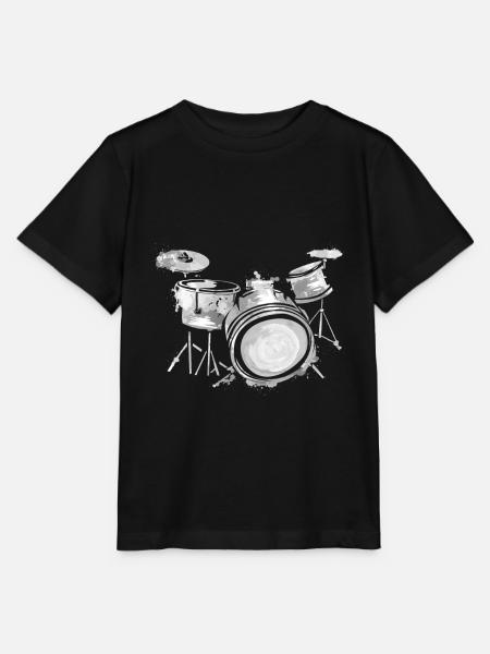Drummer - Stanley/Stella Kinder T-Shirt MINI CREATOR  - Schwarz