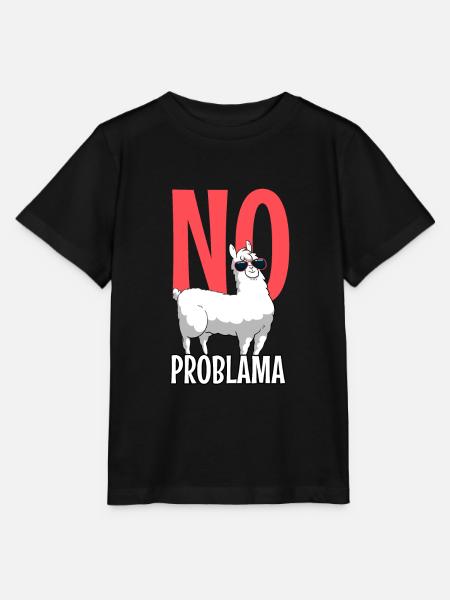 Llama - Stanley/Stella Kinder T-Shirt MINI CREATOR - Schwarz