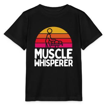 Massage Therapist - Stanley/Stella Kinder T-Shirt MINI CREATOR  - Schwarz - Vorne - Mikhail (115cm)