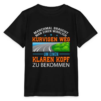 Motorrad Spruch - Stanley/Stella Kinder T-Shirt MINI CREATOR  - Schwarz - Vorne - Mikhail (115cm)