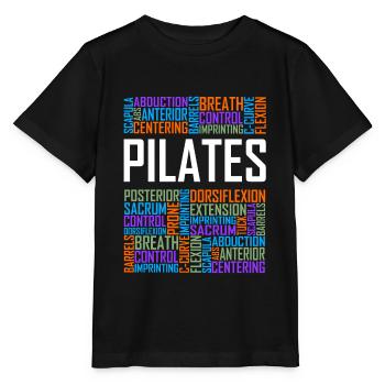 Pilates Worte - Stanley/Stella Kinder T-Shirt MINI CREATOR  - Schwarz - Vorne - Mikhail (115cm)