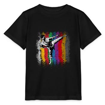 karate - Stanley/Stella MINI CREATOR Kids’ T-Shirt - black - Front - Mikhail (115cm)