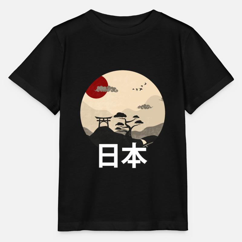 Japon - T-shirt bio MINI CREATOR Stanley/Stella Enfant - noir