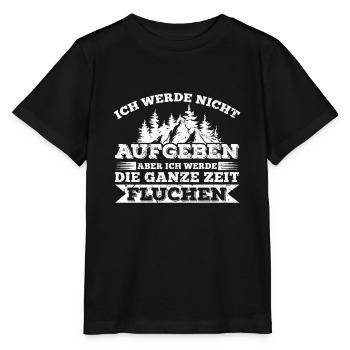 Wandern Fluchen - Stanley/Stella Kinder T-Shirt MINI CREATOR  - Schwarz - Vorne - Mikhail (115cm)