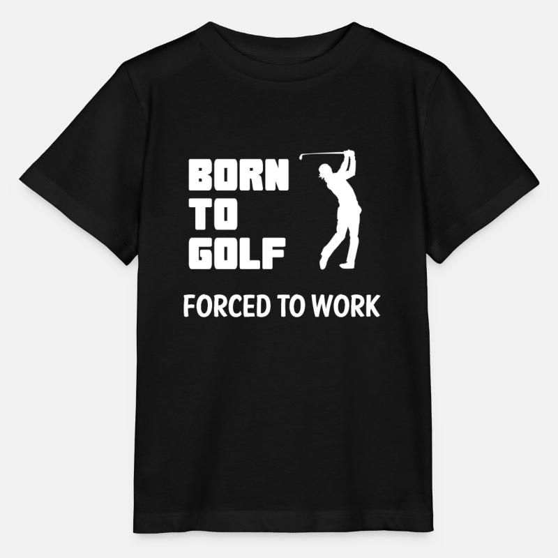 Golf Golfen Golfer Golfball Golfing Golfspieler - Stanley/Stella Kinder T-Shirt MINI CREATOR  - Schwarz