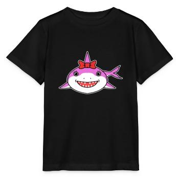 Hai biss Hunger Wasser Frauen - Stanley/Stella Kinder T-Shirt MINI CREATOR  - Schwarz - Vorne - Mikhail (115cm)