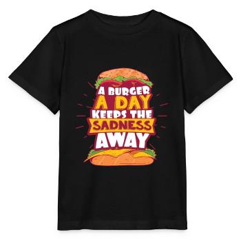Burger - T-shirt bio MINI CREATOR Stanley/Stella Enfant - noir - Devant - Mikhail (115cm)