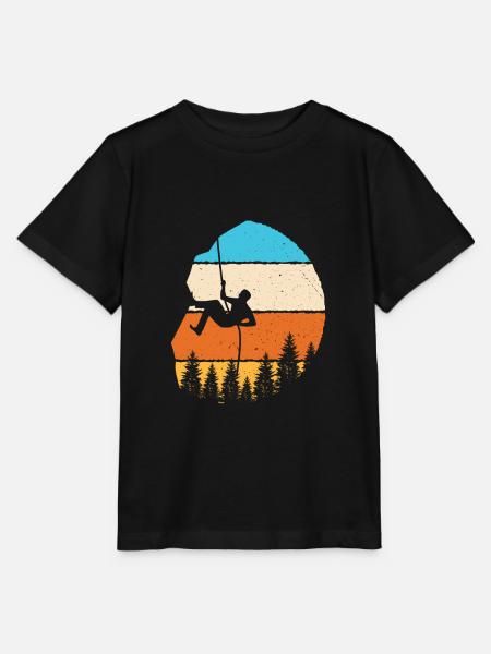 Kletterer Klettern Bouldern - Stanley/Stella Kinder T-Shirt MINI CREATOR - Schwarz