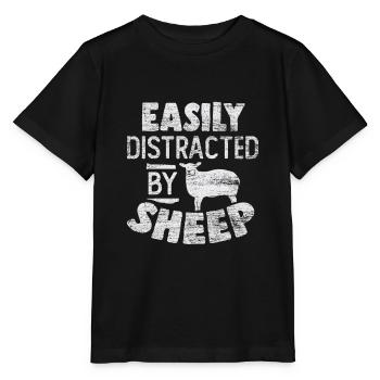 Schafe Hirte Bauer - Stanley/Stella Kinder T-Shirt MINI CREATOR  - Schwarz - Vorne - Mikhail (115cm)