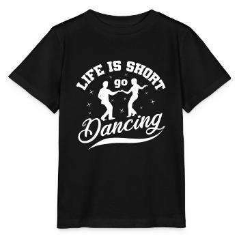 Funny dancing dance - Stanley/Stella MINI CREATOR Kids’ T-Shirt - black - Front - Mikhail (115cm)
