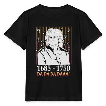 Johann Sebastian Bach - Stanley/Stella MINI CREATOR Kids’ T-Shirt - black - Front - Mikhail (115cm)