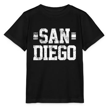 San Diego - T-shirt bio MINI CREATOR Stanley/Stella Enfant - noir - Devant - Mikhail (115cm)