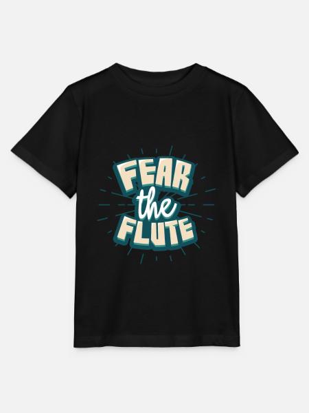 Flöte - Stanley/Stella Kinder T-Shirt MINI CREATOR  - Schwarz